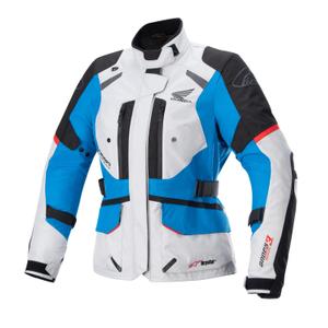 Geaca moto dama Alpinestar Stella Andes Drystar Honda gri-negru-albastru-rosu 23 - II. calitate