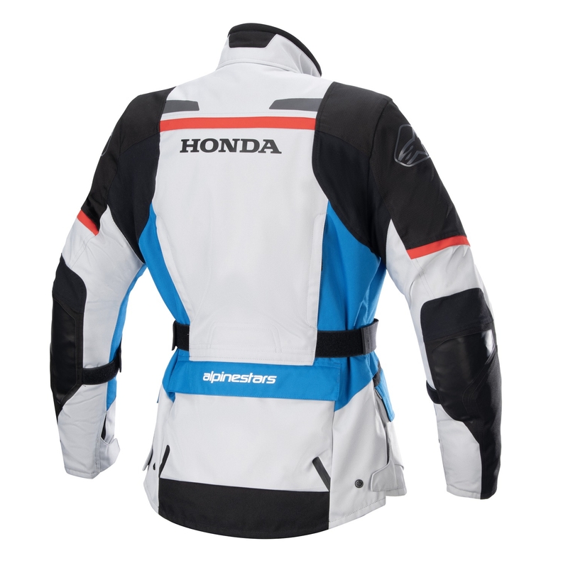 Geaca moto dama Alpinestar Stella Andes Drystar Honda gri-negru-albastru-rosu 23 - II. calitate