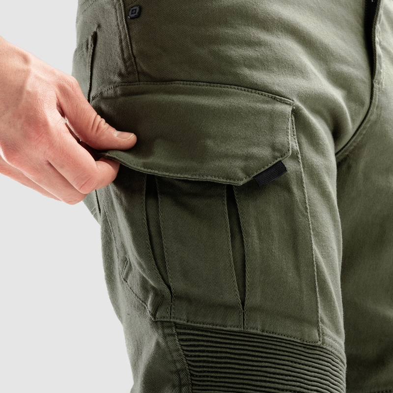 Blugi de motocicletă Ozone Faster TP Green