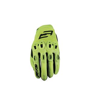 Mănuși moto Five Stunt Evo2 galben fluo