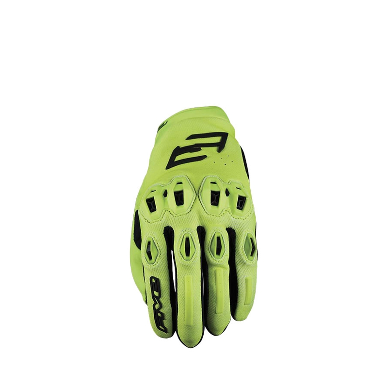 Mănuși moto Five Stunt Evo2 galben fluo