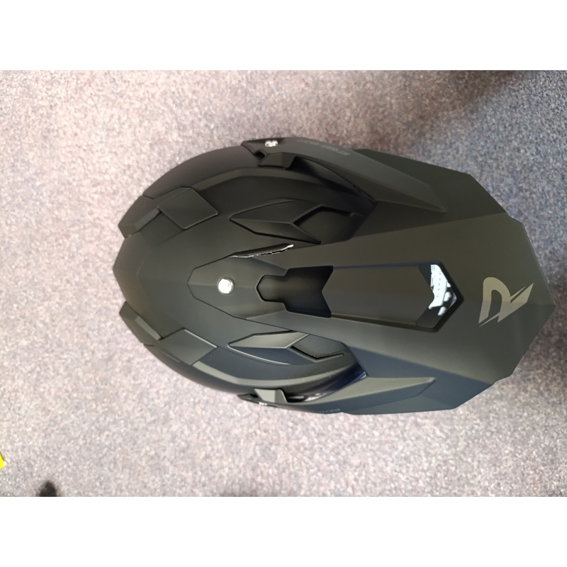 Casca Enduro Street Racer Tracker neagra mat - II. calitate