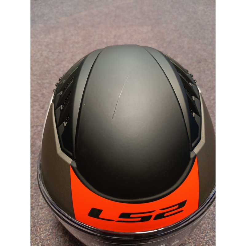 Casca moto deschisa LS2 OF600 Copter II Urbane 06 alb-rosu - II. calitate