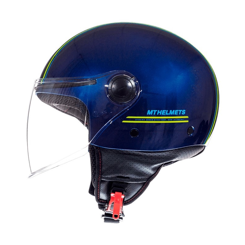 Cască de motocicletă Open MT Street Entire Blue-Fluo Yellow Vânzare lichidare