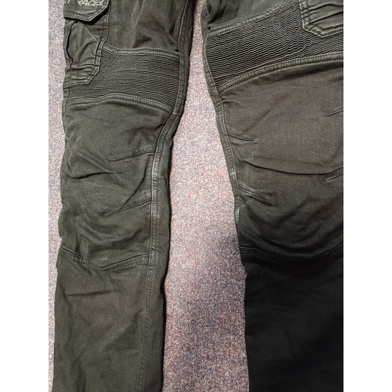 Blugi moto Street Racer Cargo CE negri - II. calitate