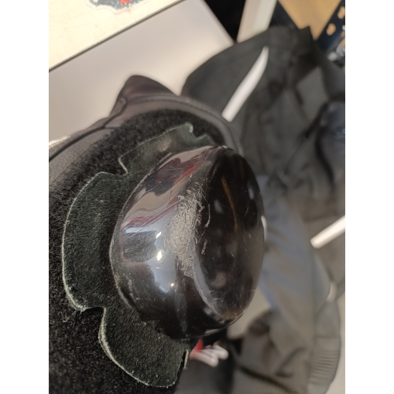 Costum moto RSA GPX 2 negru-alb - II. calitate