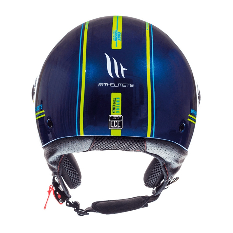 Cască de motocicletă Open MT Street Entire Blue-Fluo Yellow Vânzare lichidare