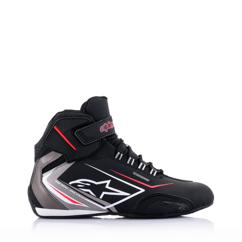 Ghete moto impermeabile Alpinestars Sektor negru-alb-gri