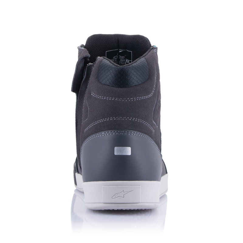 Cizme de motocicletă Alpinestars Stella Chrome Drystar pentru femei negru-gri-albastru