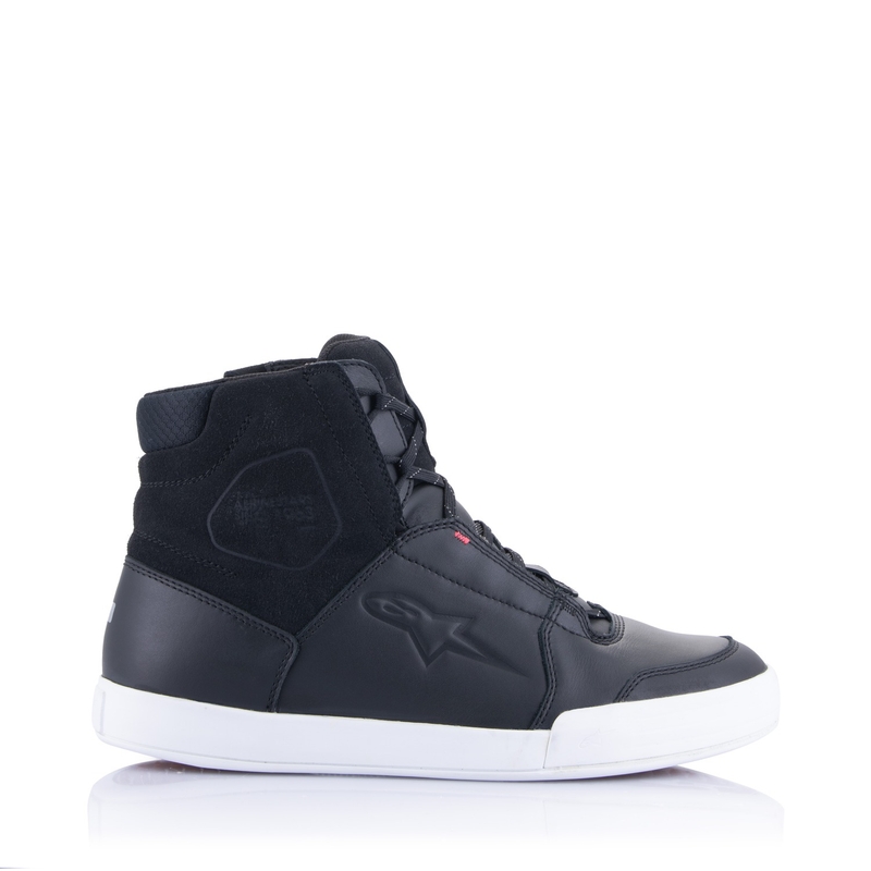 Ghete moto Alpinestars Stella Chrome Drystar pentru femei Negru-Alb-Roz