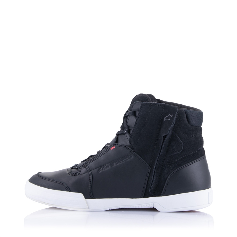 Ghete moto Alpinestars Stella Chrome Drystar pentru femei Negru-Alb-Roz