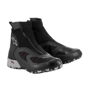 Cizme moto Alpinestars CR-8 Gore-Tex negru-gri-rosu