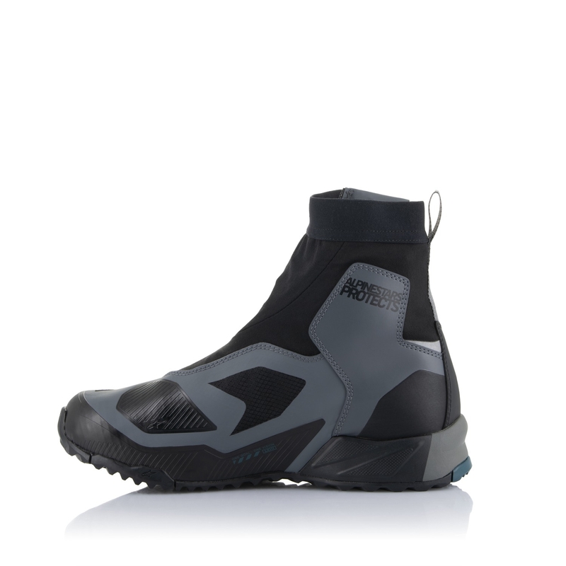 Ghete moto Alpinestars CR-8 Gore-Tex negru-gri-albastru