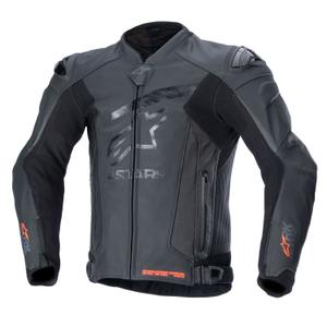 Jachetă din piele de motocicletă Alpinestars GP Plus R 4 Rideknit Negru-Negru