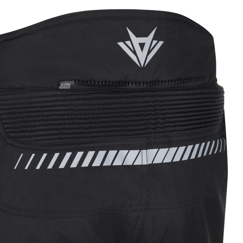 Pantaloni moto RSA Greby 2 negri scurtati - II. calitate - II. calitate