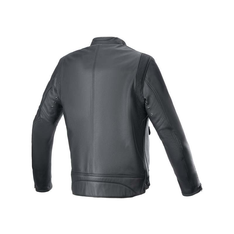 Jachetă de piele pentru motocicletă Alpinestars Dyno Negru-Negru