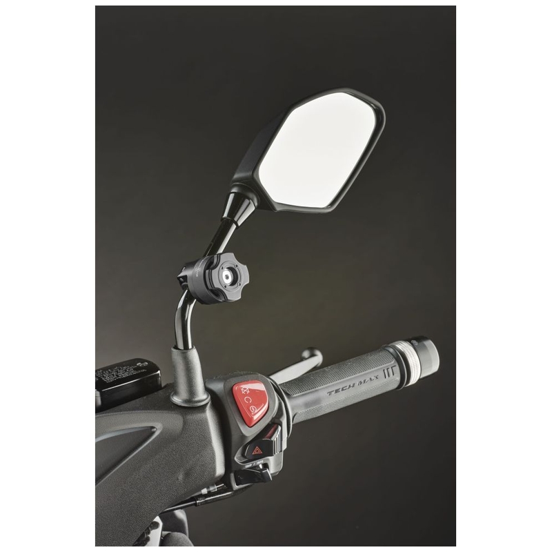 Suport QUIKLOX pentru interfon pentru oglinda sau bara de motocicleta
