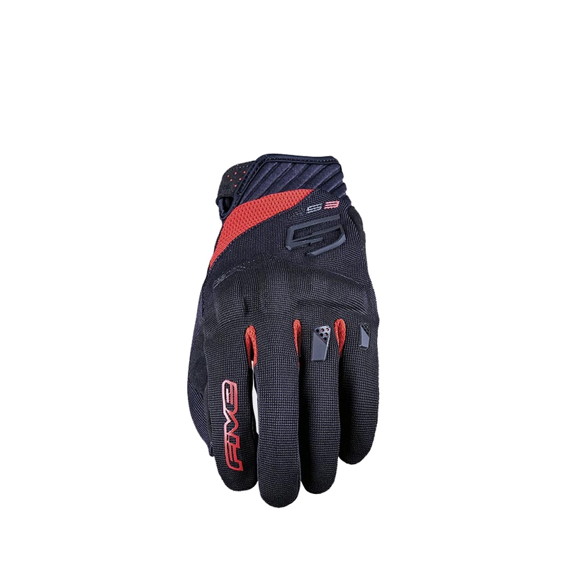 Mănuși moto FIVE RS3 EVO negru-roșu
