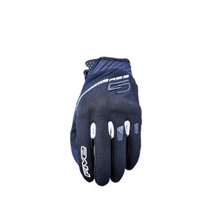 Mănuși moto FIVE RS3 EVO Airflow negru-alb