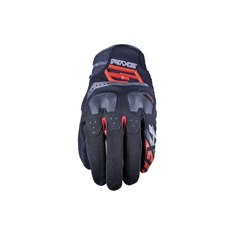 Mănuși moto FIVE TFX4 negru-roșu