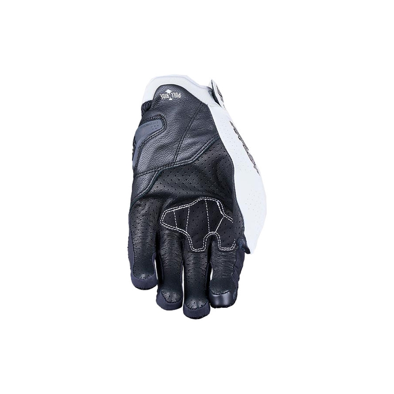 Mănuși moto damă FIVE Stunt EVO 2 Airflow negru-alb