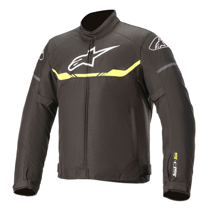 Jachetă moto impermeabilă Alpinestars T-SPS negru-galben fluo