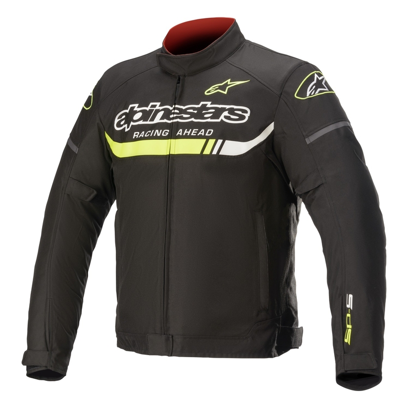 Jachetă moto impermeabilă Alpinestars T-SP S Ignition negru-galben fluo