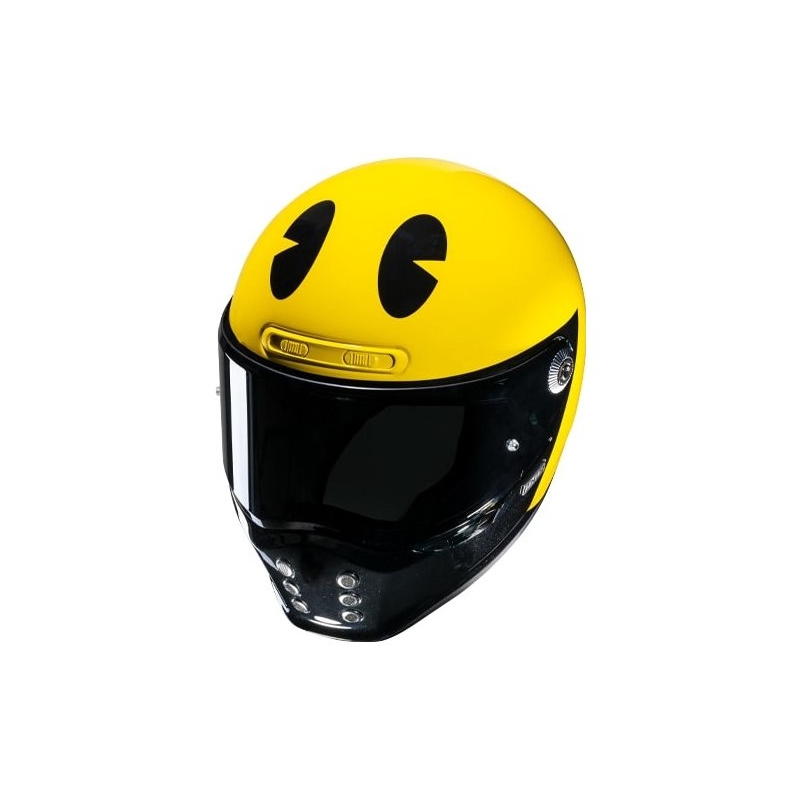 Casca moto integrala HJC V10 Pac-man Bandai Namco galbena
