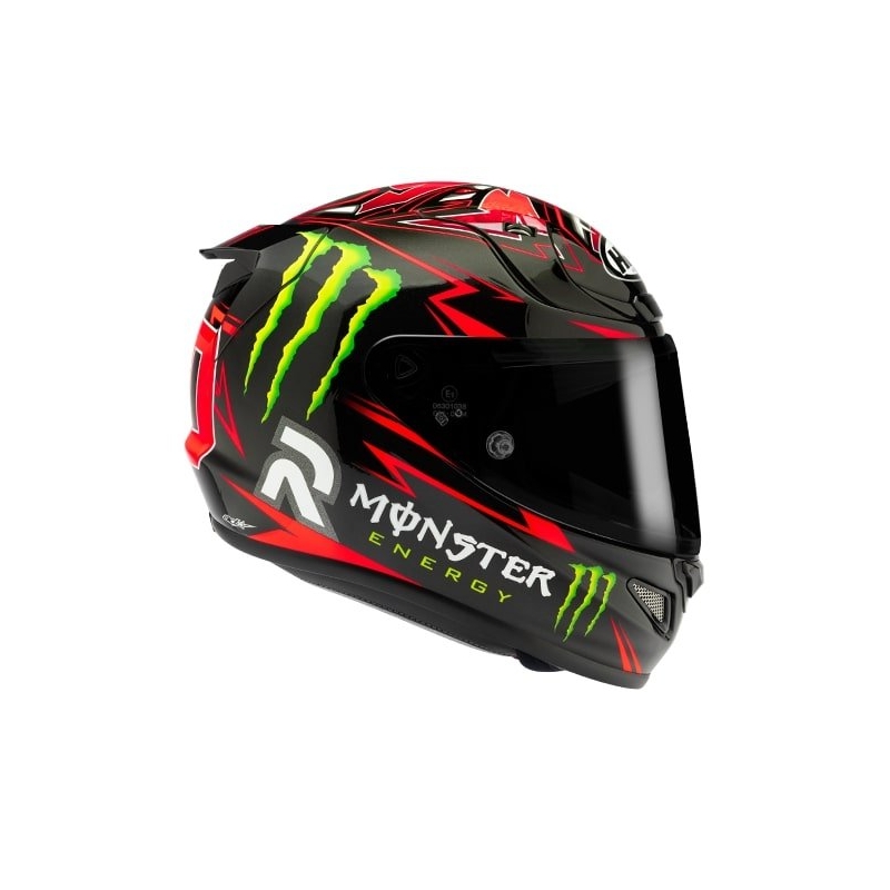 Casca integrala neagra HJC RPHA 12 Quartararo Replica MC1 lichidare