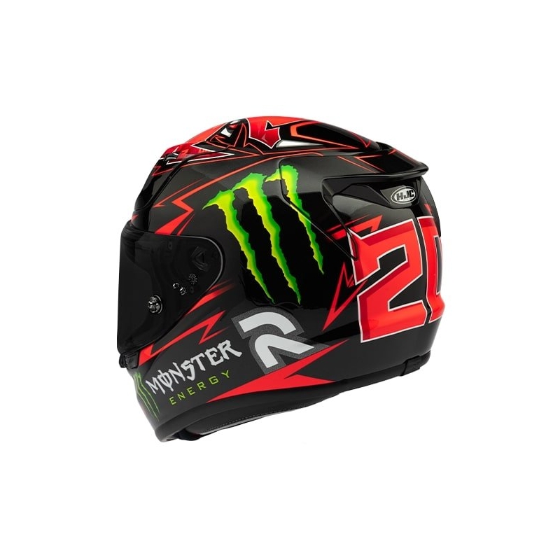 Casca integrala neagra HJC RPHA 12 Quartararo Replica MC1 lichidare
