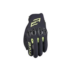 Mănuși moto FIVE Tricks negru-galben fluo