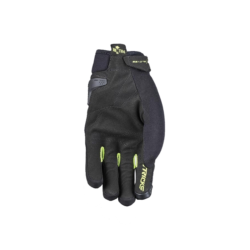 Mănuși moto FIVE Tricks negru-galben fluo