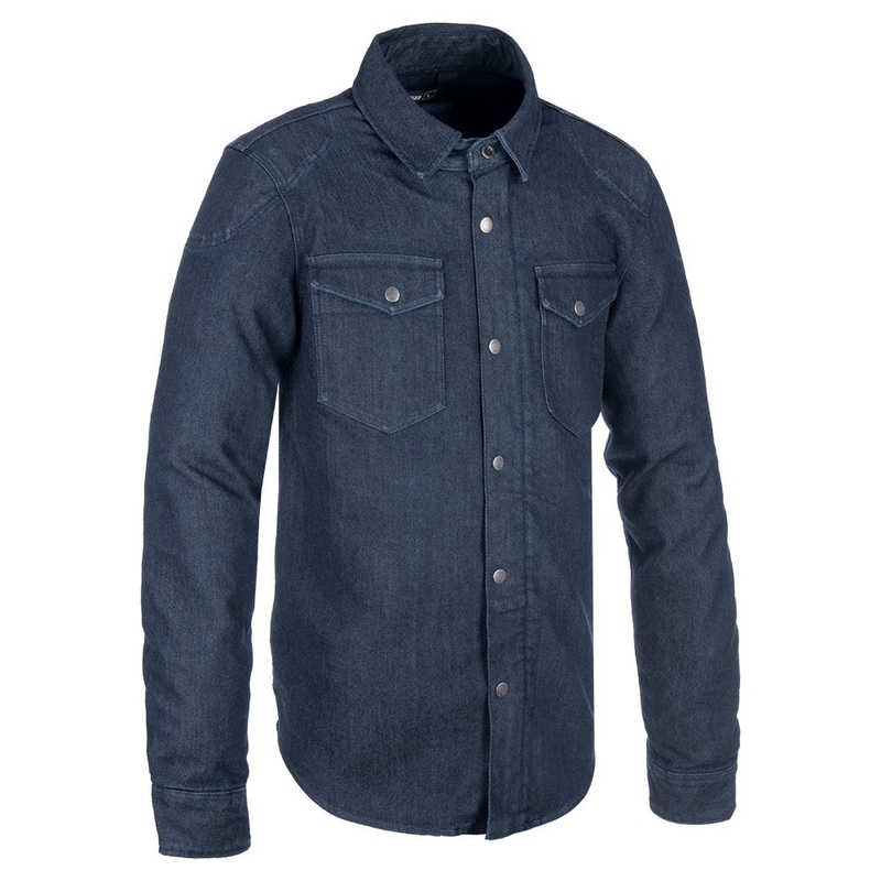 Cămașă de motocicletă Oxford Original Approved Cămașă albastră