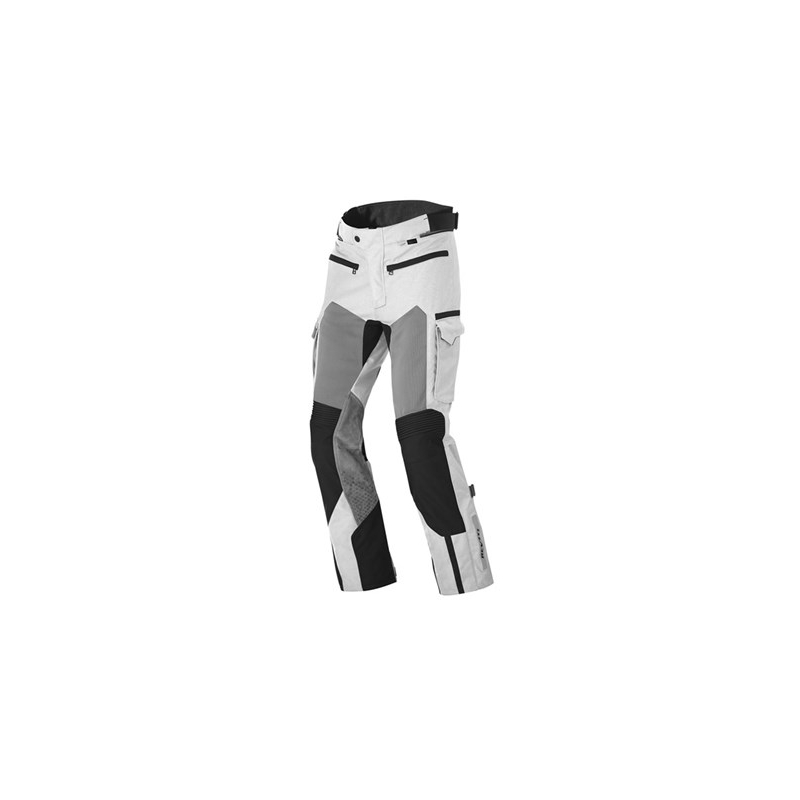Pantaloni de motocicletă Revit Cayenne Pro argintiu/negru extins lichidare