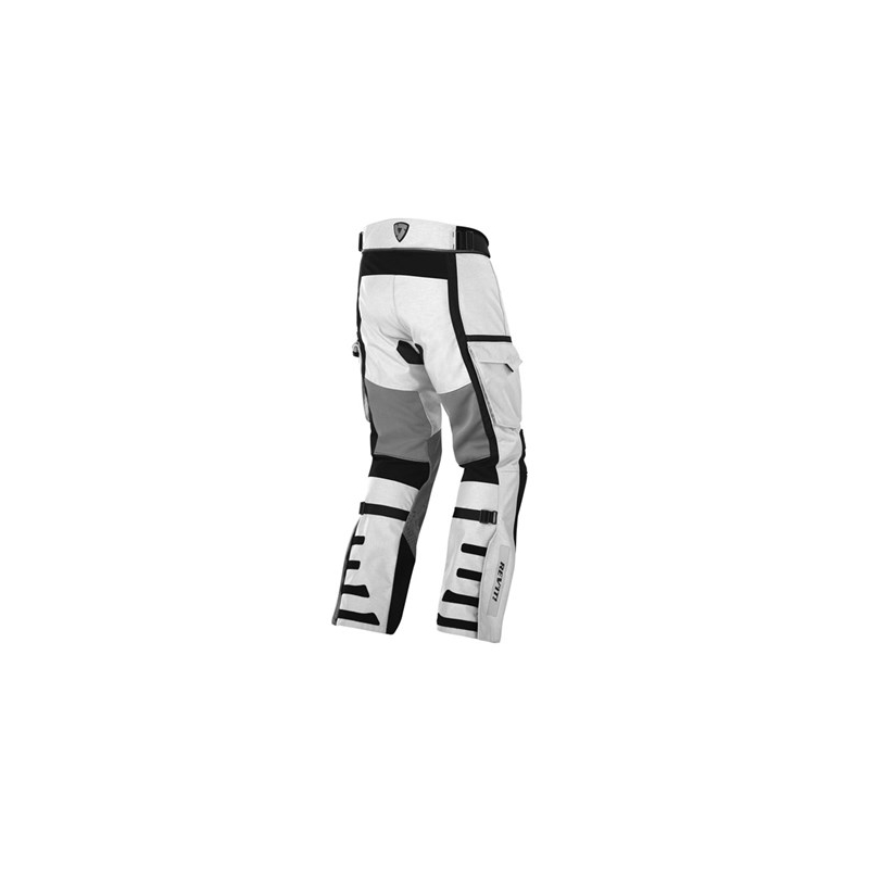 Pantaloni de motocicletă Revit Cayenne Pro argintiu/negru extins lichidare