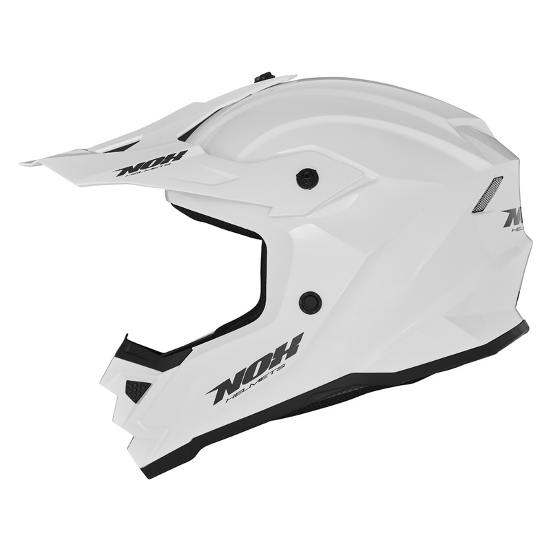 Casca motocross copii NOX N761 MX alba