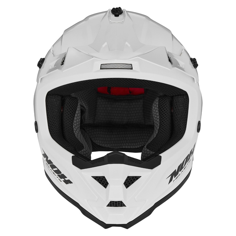 Casca motocross copii NOX N761 MX alba
