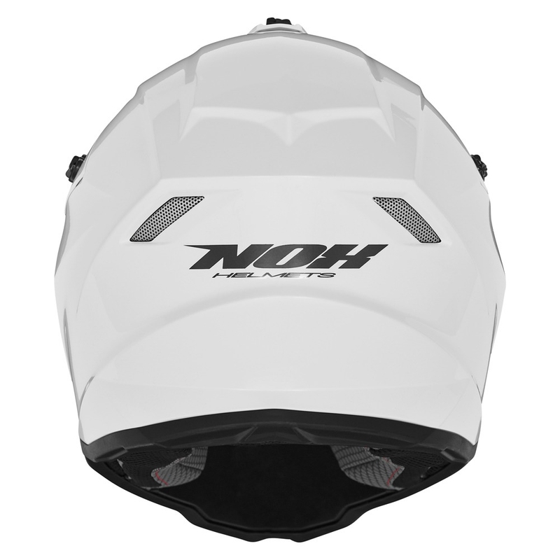 Casca motocross copii NOX N761 MX alba