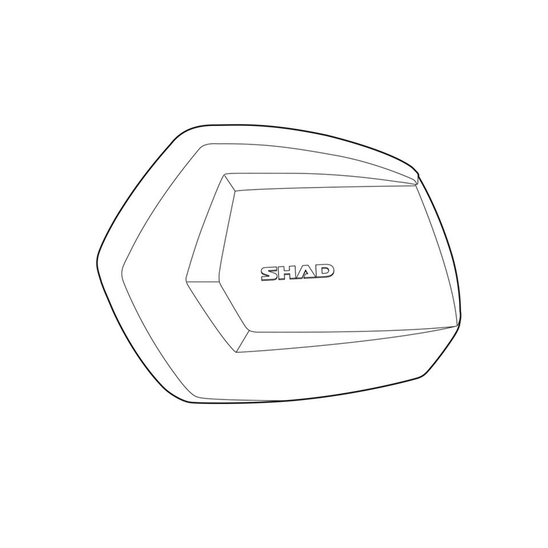 Aluminium lid SHAD for SH35 stanga