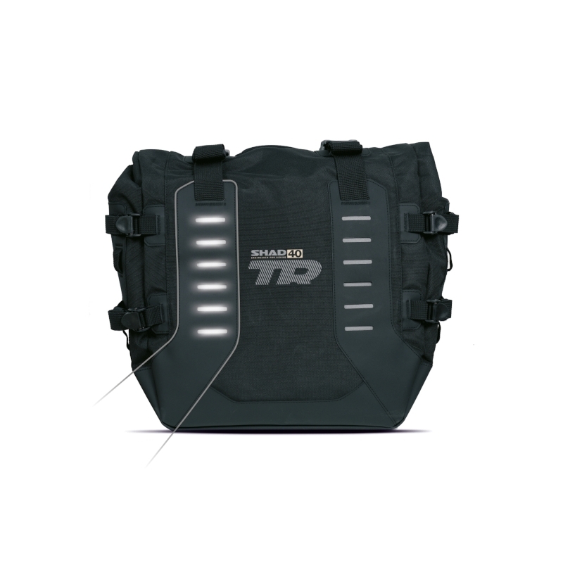 Set complet de genti laterale adventure SHAD TERRA TR40 si topcase din aluminiu SHAD TERRA 55L, incluzand kitul de montaj SHAD Voge 650DS / 650DSX