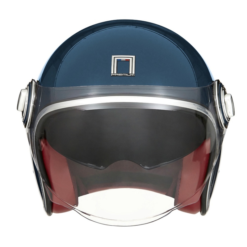 Casca Motocicleta NOX PREMIUM Heritage Open Kerosene Blue
