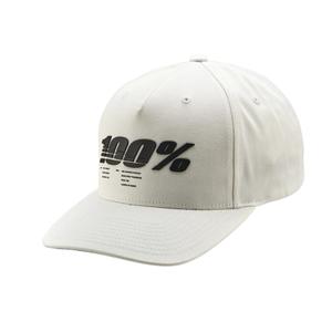 Șapcă 100% Staunch Snapback în alb