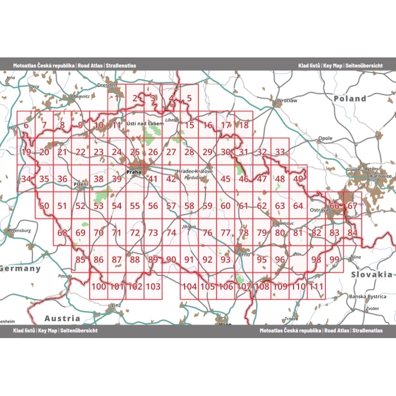 Atlas de motociclete al Republicii Cehe
