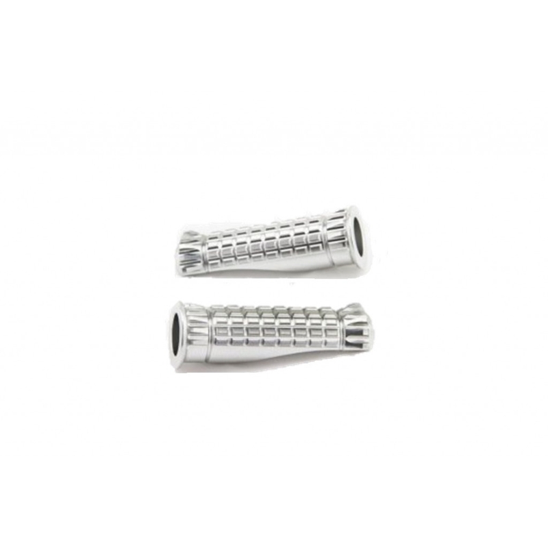 Footpegs without adapters PUIG R-FIGHTER argintiu