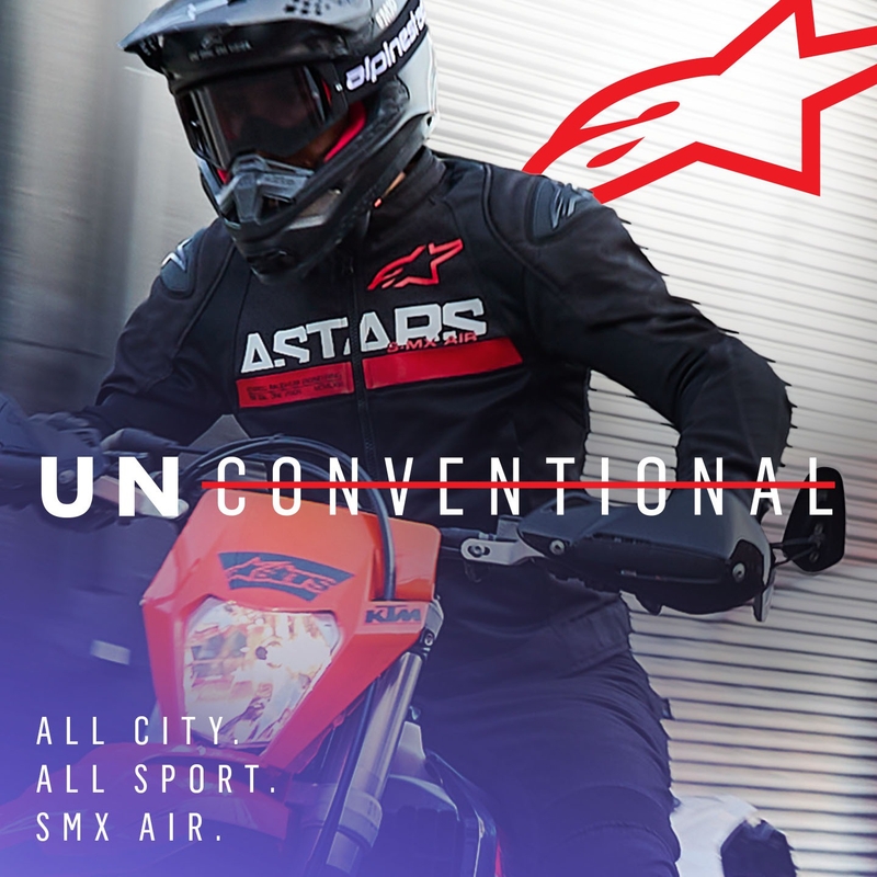 Jacheta moto Alpinestars SMX Air negru-rosu fluo