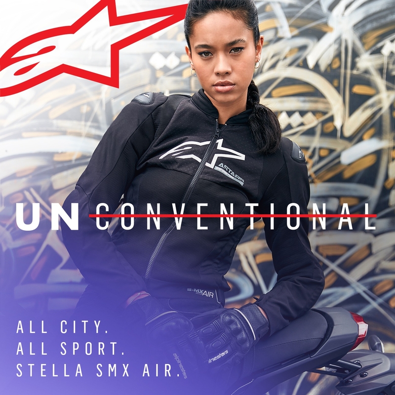 Jacheta moto dama Alpinestars Stella SMX Air neagra
