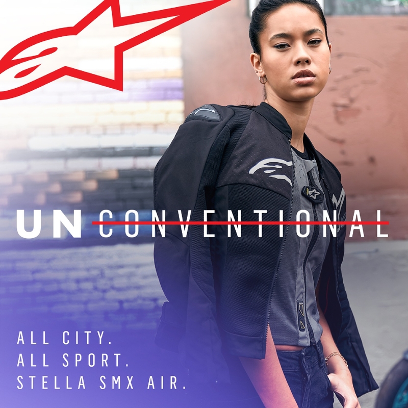 Jacheta moto dama Alpinestars Stella SMX Air neagra