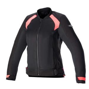 Geaca moto dama Alpinestars Stella Eloise Air 2 negru-roz fluo