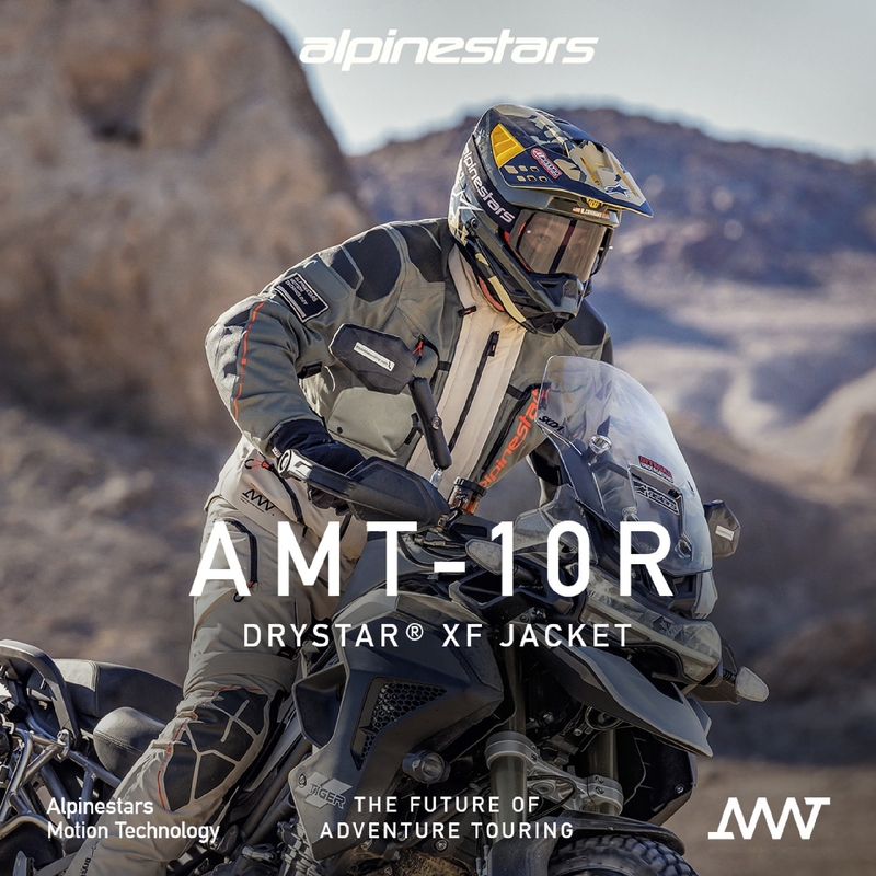 Jacheta moto Alpinestars AMT-10R Drystar XF nisip-negru-portocaliu