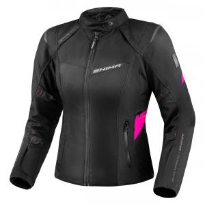 Geaca moto dama Shima Rush 2.0 negru-roz